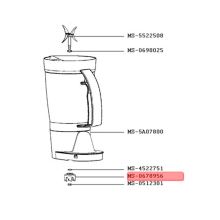 Муфта блендера комбайна Moulinex Masterchef 5000