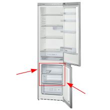 Панель ящика холодильника Bosch 432х188 мм