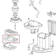 Поддон кофеварки DeLonghi 5332120000