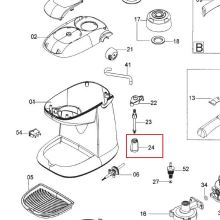 Капучинатор DeLonghi белый
