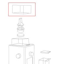 Крышка кофемолки DeLonghi KG79 и KG89