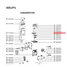 Контейнер для кофе кофемашины Krups EA8320