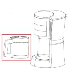 Колба кофеварки DeLonghi ICM15720