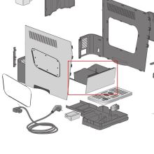 Контейнер отработанного кофе DeLonghi Primadonna XS