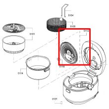 Крышка мультиварки Bosch MUC88..
