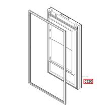 Дверь холодильника Bosch KGN39LB20E/KGN39SB10R