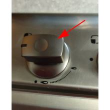 Ручка регулировки для плит Gefest, серая