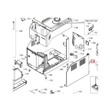 Боковая дверь красная кофемашин Philips EP