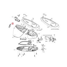 Крышка отсека воды бака парогенератора Philips GC6804