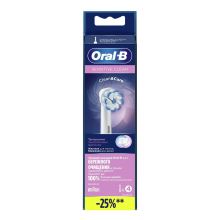 Насадки для зубной щетки Sensitive Clean EB60-4, 4 шт