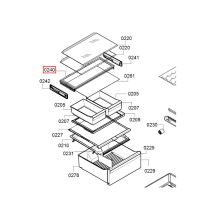 Стеклопанель холодильника Bosch KGN39