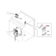 Светодиодный модуль L = 240 mm 2,82W, 3,5V DC духовки Bosch