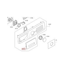 Ручка сушильной машины Bosch WTU87/WTW87/WTWH76