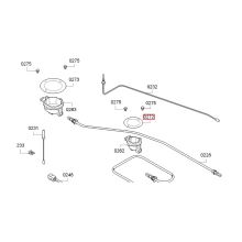 Уплотнитель горелки варочной панели Bosch EC/EP