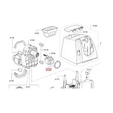 Уплотнитель фланца редуктора мясорубки Bosch MFW4/6