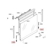 Пружина двери духовки Neff B44/B45/B46