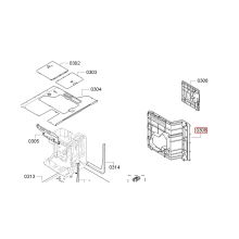 Крышка правая кофемашины Bosch TK76/C77