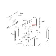Промежуточное стекло для духовок Neff B46/B48