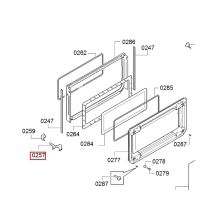 Кронштейн духовки Siemens, Neff