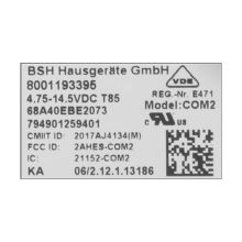 Модуль связи духовки Bosch HRS/HRG