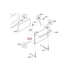 Фронтальное стекло духовки Siemens CS/CB