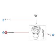 Красный циклон для пылесоса Dyson SV03
