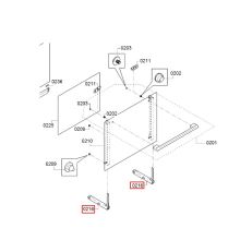 Дверной шарнир духовки Siemens HE/HB/HBA