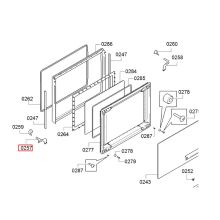 Скоба двери духовки Siemens HN/HM
