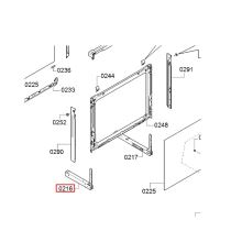 Дверной шарнир духовки Bosch HRG/HEG