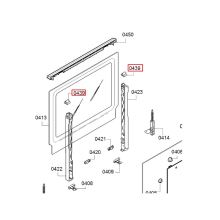 Зажим стекла двери духовки Bosch HQA/HKS/HKQ