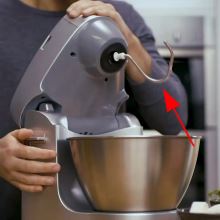 Крюк для теста комбайна Kenwood KM2.., MX260
