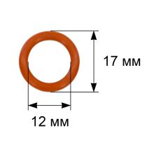 Уплотнитель держателя фильтра рожка кофеварки DeLonghi 17x12x2,5