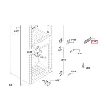 Крышка холодильника Bosch KIS/KIR/KIL
