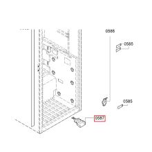 Крепеж холодильника Bosch KIV/KIS