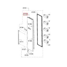 Магнитный замок холодильника Bosch KAN/KAI/KAD