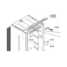 Планка холодильника Bosch KIS/KIR