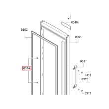 Заглушка холодильника Bosch KSV/KS/KGN