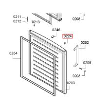 Заглушка холодильника Bosch KSV/KSF/KS