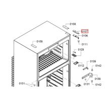Крышка шарнира холодильника Bosch KGN/KG/KDN