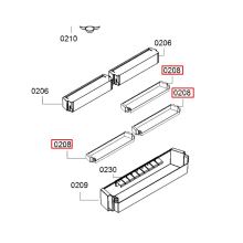 Дверной балкон холодильника Bosch KGN/KGD/KDN