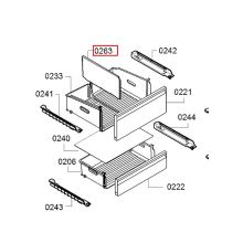 Разделительная стенка ящика холодильника Bosch KDN/KGN