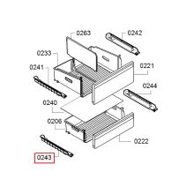 Шина ящика холодильника Bosch KGN/KGD/KGA/KG