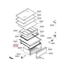 Полка для холодильника Bosch KGN4/KG7