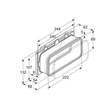 Переходник вытяжки Bosch CA08/HZ9