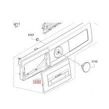 Ручка диспенсера стиралки Siemens WP/WQ