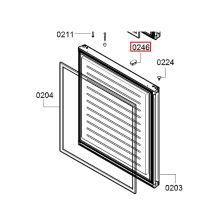 Заглушка двери морозилки холодильника Bosch