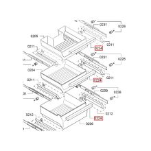 Ручка ящика холодильника Gaggenau RB/RC/RT