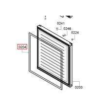 Уплотнитель морозилки холодильника Bosch PKNB/KGN/KG