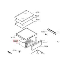 Ящик для овощей холодильника Bosch KGN46/KGN49