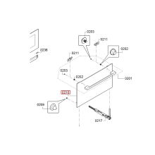 Фронтальное стекло духовки-пароварки Bosch CDG63